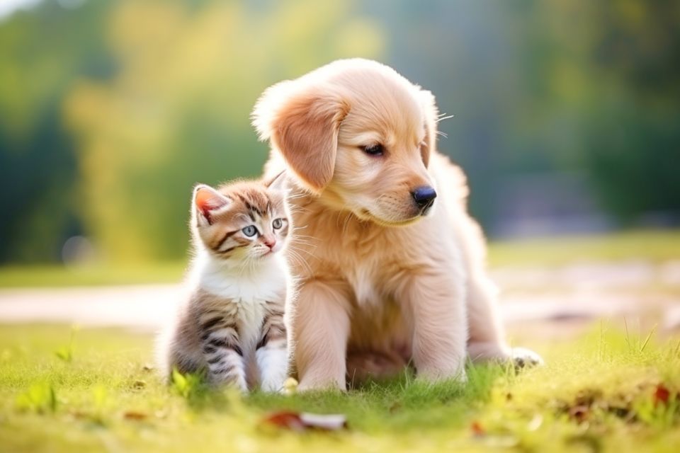子猫と子犬
